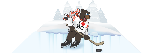 Picture of the I LOVE BC mascot!